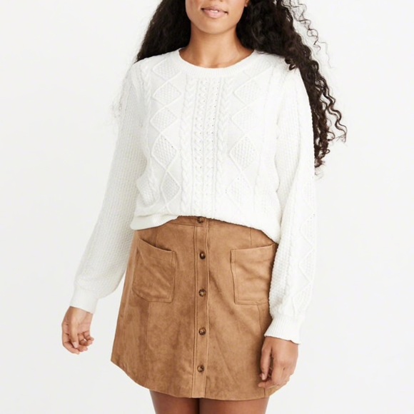 Abercrombie & Fitch Dresses & Skirts - A&F Suede Mini Skirt